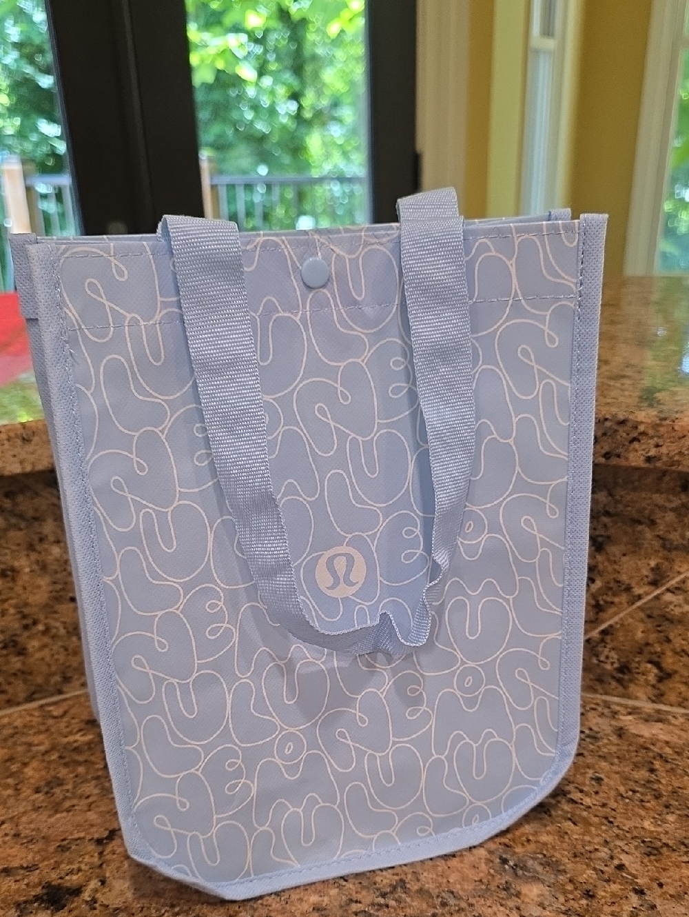 lululemon Blue Shopping Tote - Picture 3 of 5